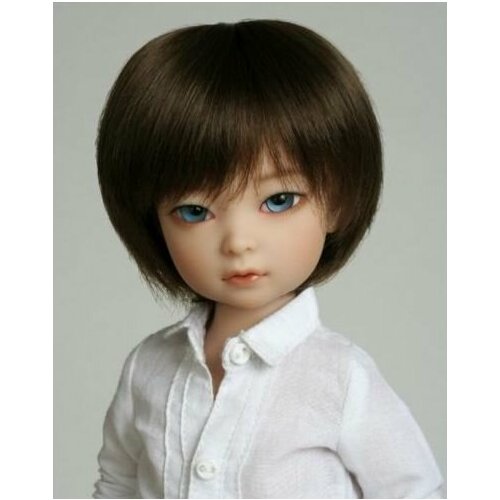 Iplehouse Wig IHW_SS018 (Короткий парик чёрный размер 15-18 см для кукол Иплхаус)