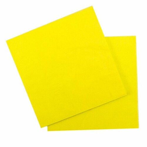 Салфетки бумажные МФ Поиск Yellow, 33х33 см, 12 шт (6056469)