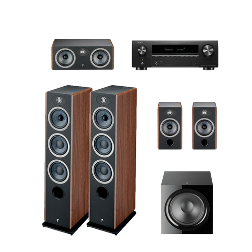 Focal Комплект акустики Vestia N2 Dark Wood 51 Denon AVR-X1700H 55000000₽