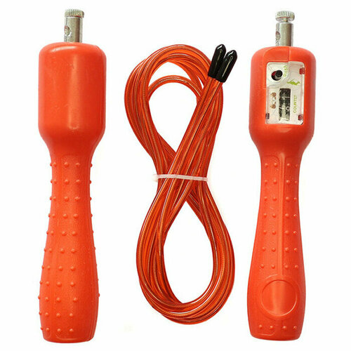 фото Скакалка sportex со счетчиком 2. 8 м. (красный)
