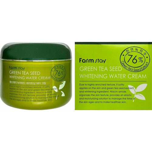 FarmStay / Крем для лица FarmStay увлажняющий выравнивающий тон кожи с семенами зеленого чая 100г 1 шт