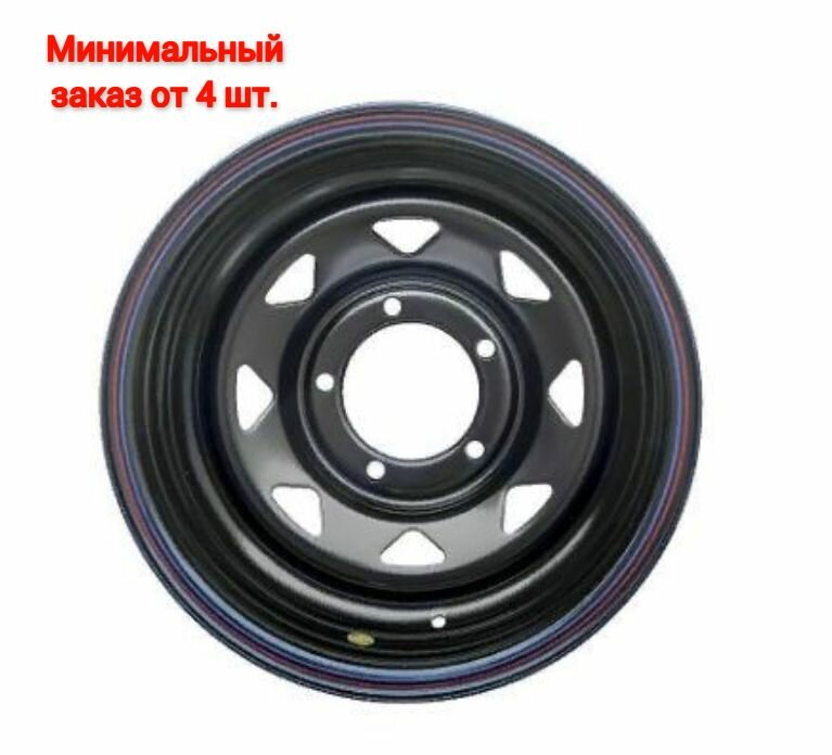 Диск колеса стальной OFF-ROAD Wheels UAZ 15x8 5x139.7 d110 ET-0 черный