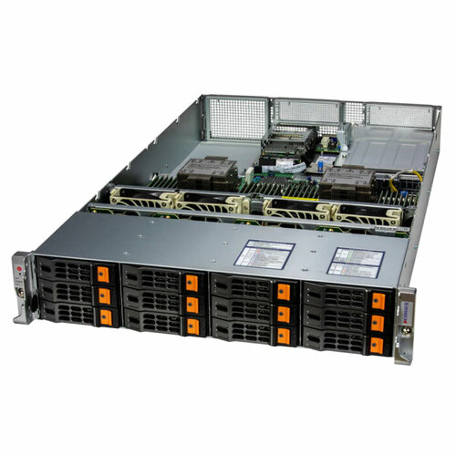 SuperMicro Платформа VFG-SYS-621H-TN12R-88 8SATA+4NVMe/8xGen5x16 PCIe slots VFG-SYS-621H-TN12R-88