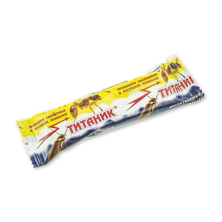 Титаник мелок - от ползающих насекомых (тараканов, муравьев, клопов, блох, мух), 20 гр. — фото 3