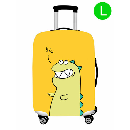 фото Чехол для чемодана ledcube nicetrip_yellow_biu_l, размер l, желтый, оранжевый