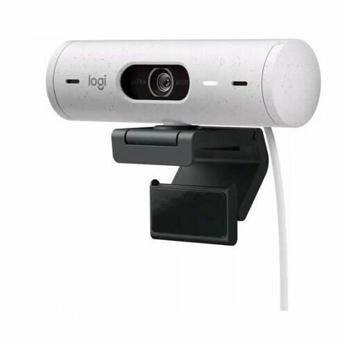 Web-камера Logitech HD Webcam BRIO 500, белый/черный [960-001428] веб камера logitech brio 500 розовый