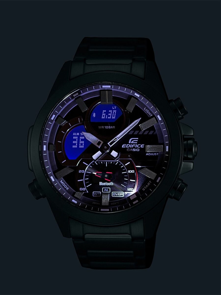 Наручные часы CASIO Edifice, silver/black — фото 1