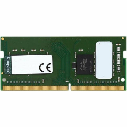 Модуль памяти Kingston DDR4 SO-DIMM 4Gb 2666МГц CL19 (KVR26S19S6/4), 1352267 оперативная память kingston valueram 4 гб ddr4 2666 мгц sodimm cl19 kvr26s19s6 4