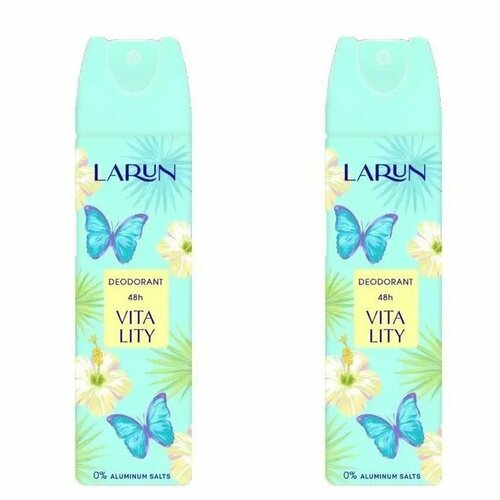 Larun Дезодорант Женский Vitality, 150 мл, 2 шт