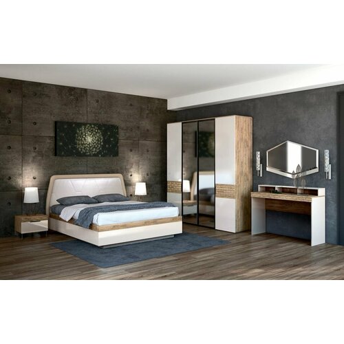 Спальня Дели Белый Супермат Софт-Тач