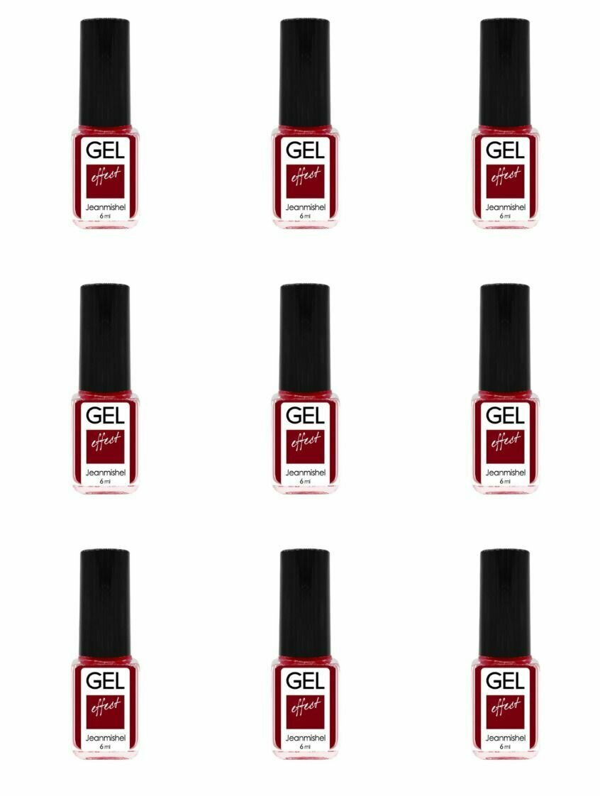 JEANMISHEL Лак GEL Темно-розовый, тон 152, 6 мл, 9 шт