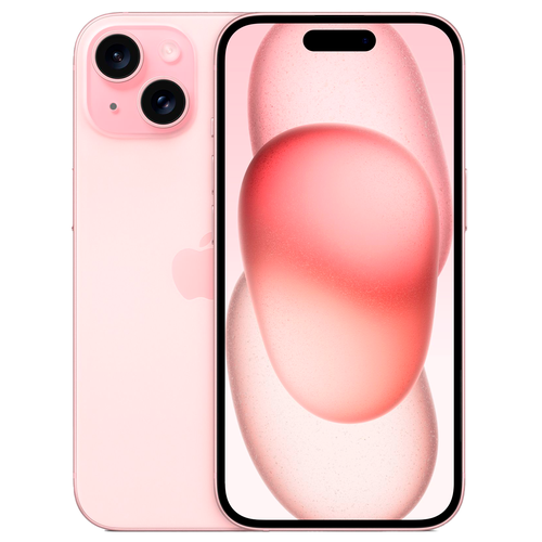 Смартфон Apple iPhone 15 128 ГБ Pink Titanium розовый только eSIM 77990₽