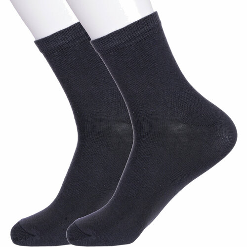 фото Носки vasilina 2 пары, размер 22-24, серый