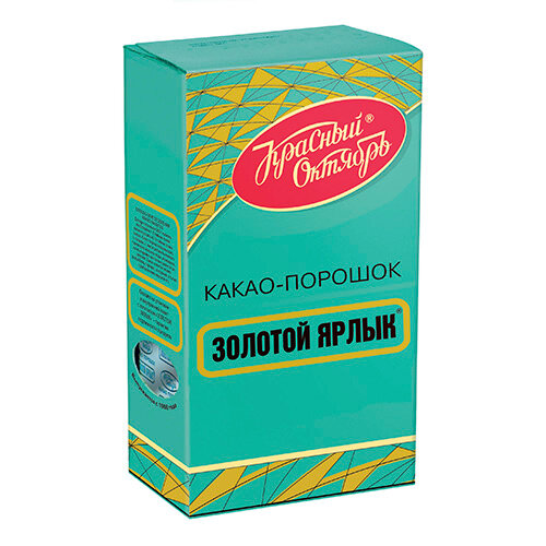 Какао-порошок "Золотой ярлык", 100 гр (Красный октябрь)