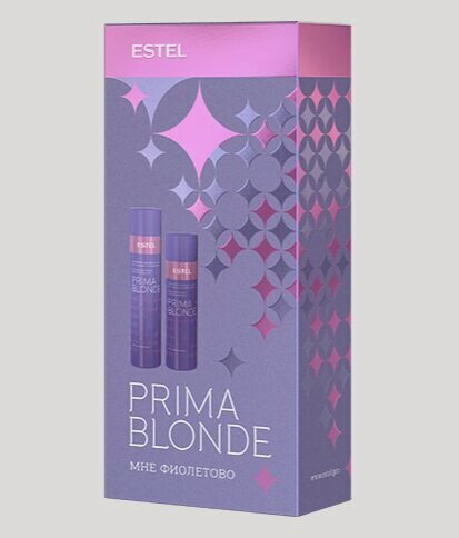 Изображение товара Набор ESTEL PRIMA BLONDE "Мне фиолетово" для холодных оттенков блонд (шампунь 250 + бальзам 200