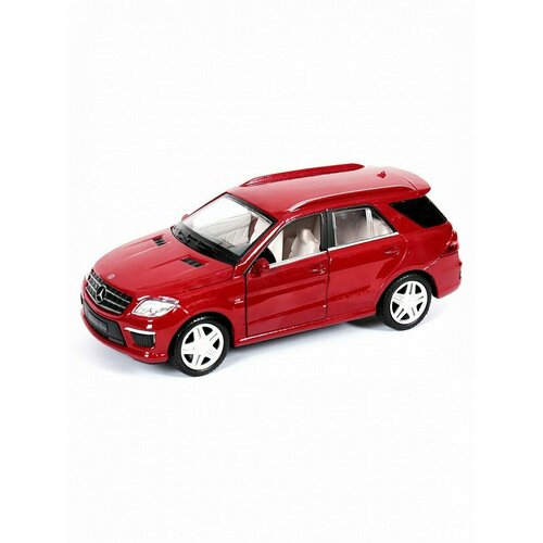 Модель машины Mercedes-Benz ML63 AMG 1:32 (15,5см) свет, звук, инерция модель машины mercedes benz ml63 amg 1 32 16см свет звук инерция