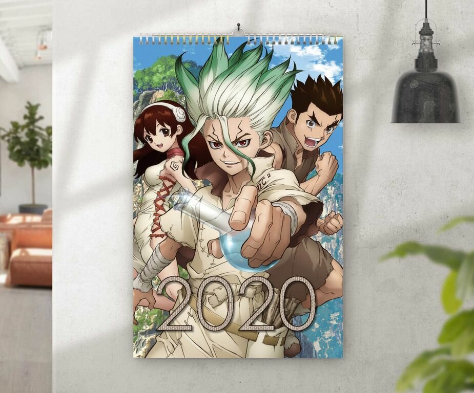 Перекидной календарь на 2020 год доктор стоун, DR. STONE №6, А3