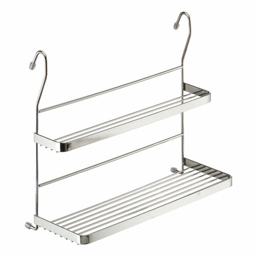 Полка 2-х ярусная mix lemax 340х310х155 мм хром 4934₽