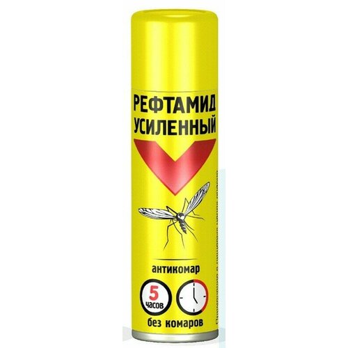 Рефтамид Антикомар 150мл (экстра усил.) аэрозоль От комаров (на кожу) 528035 (арт. 409303)