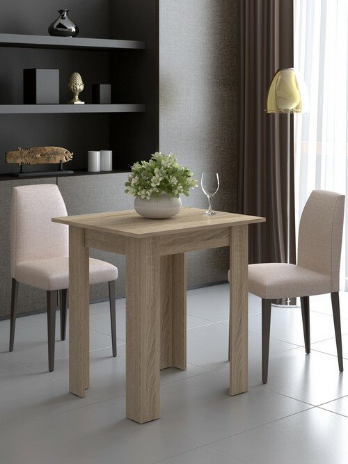 фото Стол обеденный ФМ Династия "Классика мини" (дуб сонома) 06.024