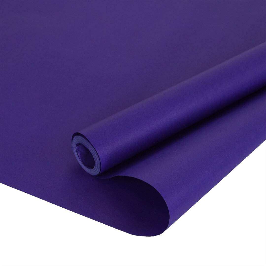 Упаковочная бумага Крафт (05*823 м) Фиолетовый 2 ст 1 шт.