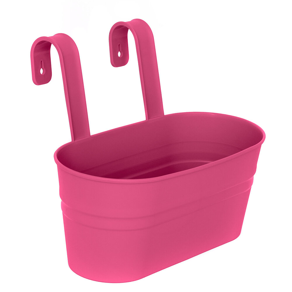 Кашпо пластиковое подвесное Элластик пласт микс 30х20х25 см 6 л