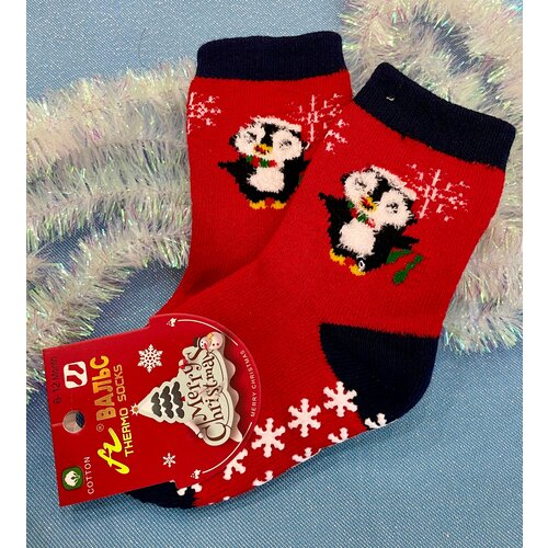 Носки Вальс размер 6-12, красный, синий носки детские новогодние махровые