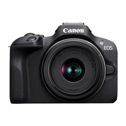 фотоаппарат canon eos 70d kit ef s 18 55mm f 3 5 5 6 is stm черный Canon EOS R100 Kit 18-45mm IS STM