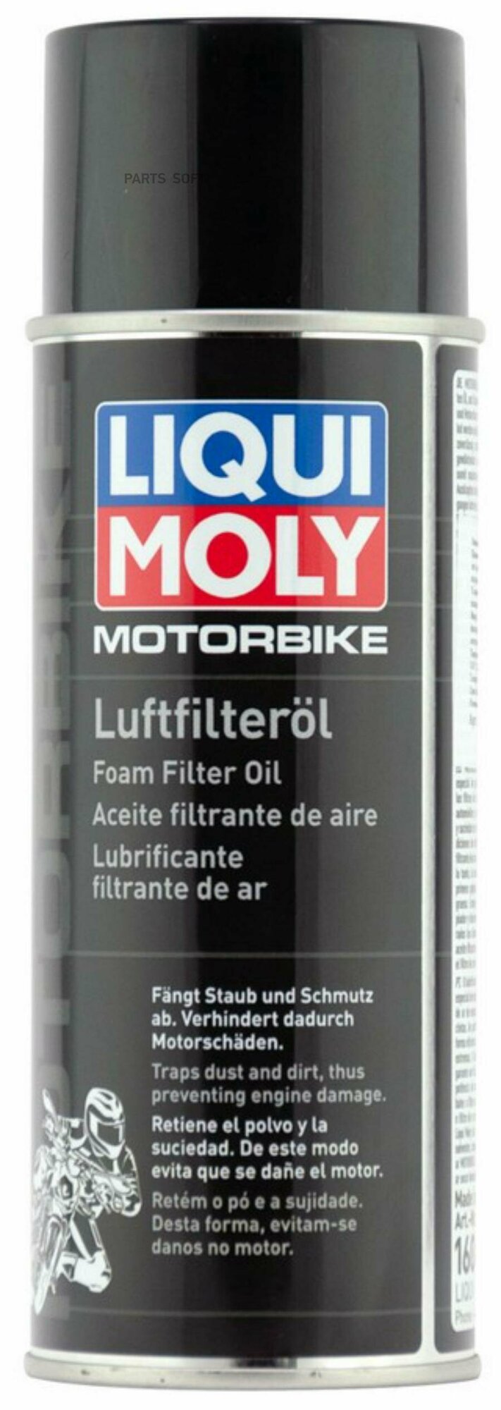 LIQUI MOLY 1604 1604 LiquiMoly Масло д/пропитки возд. фильтров (спрей) Motorbike Luft Filter Oil (04л)