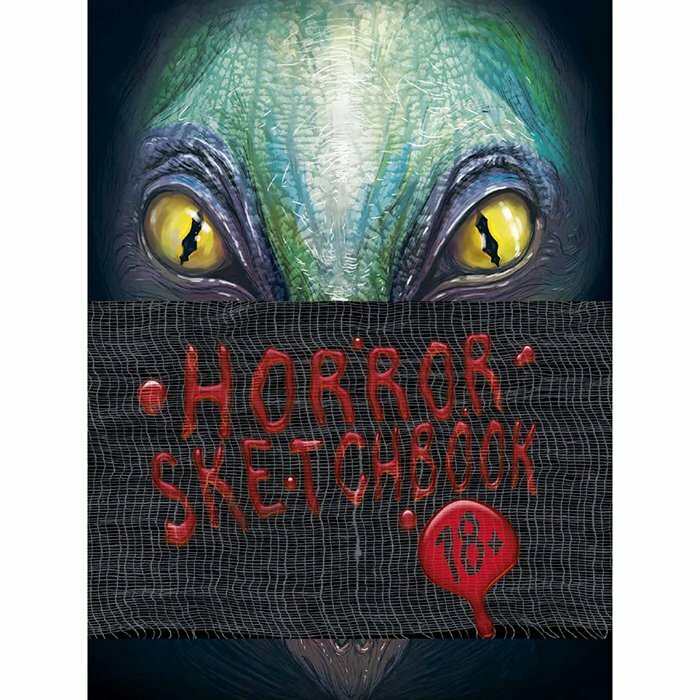 MyArt. Horror SKETCHBOOK. Рептилоид Проф-Пресс - фото №11