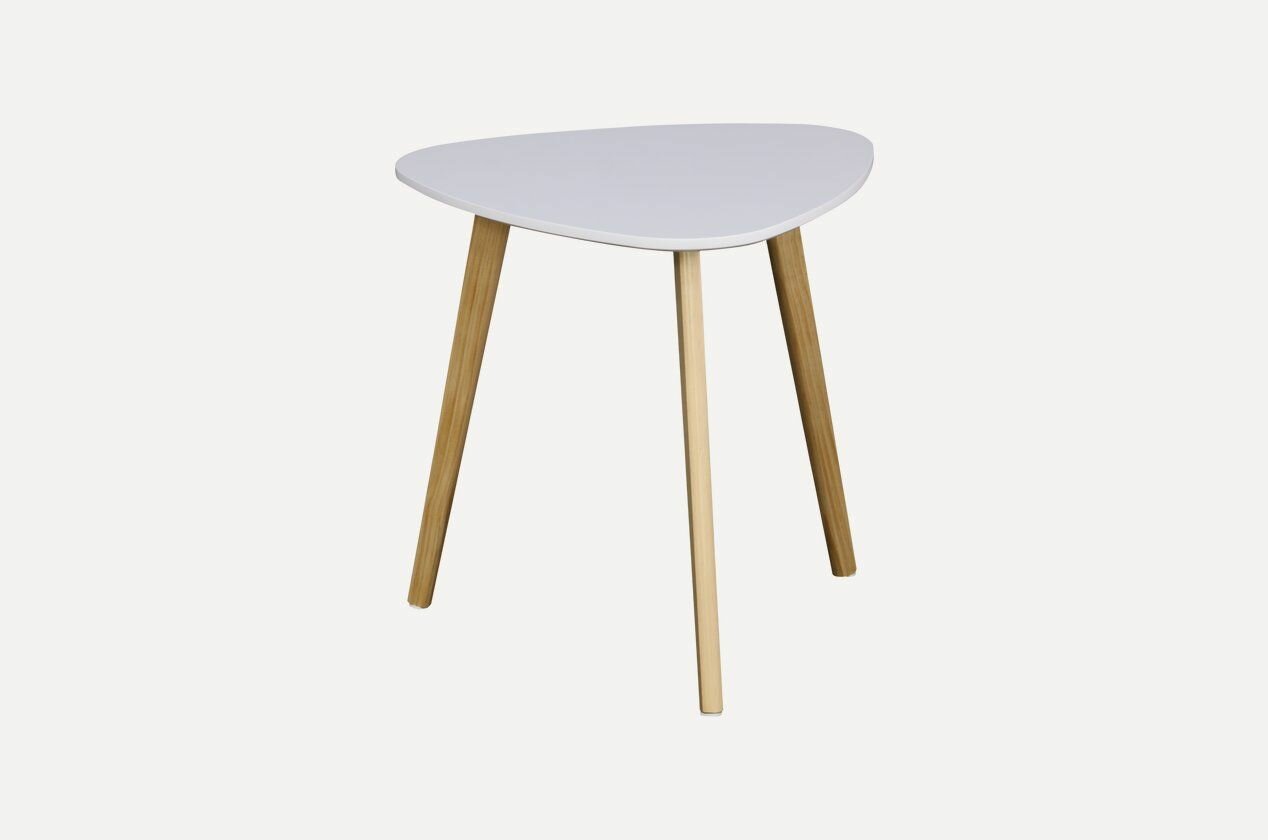 Журнальный стол Divan.ru Келли White, треугольный, 40х40х40 см, белый