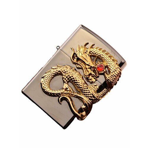 USB зажигалка серая Дракон