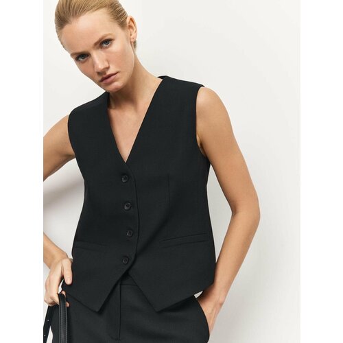 фото Жилет gate31, размер xxs, черный