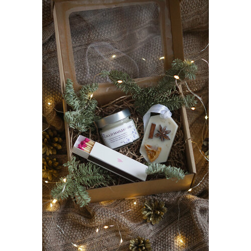 Новогодний подарочный набор с арома-саше для уютных вечеров