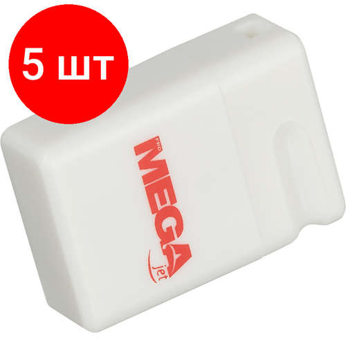 Комплект 5 штук, Флеш-память Promega Jet 8GB USB2.0 белый, пластик, под лого NTU116U2008GW