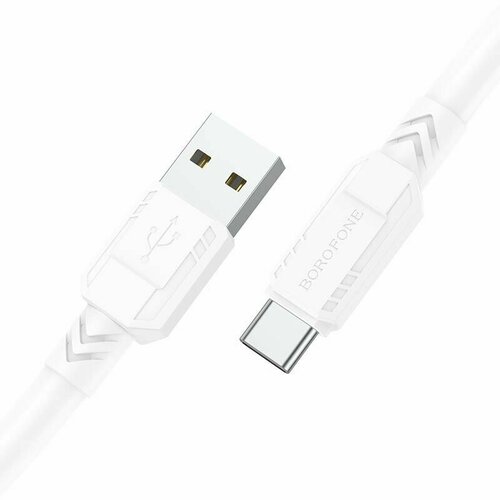 Белый Кабель BOROFONE BX81 USB Type-C, быстрая зарядка