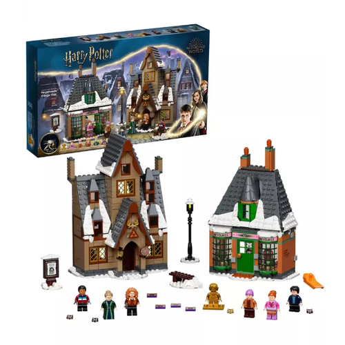 конструктор magic castle визит в деревню хогсмид из гарри поттера 851 деталей Конструктор Гарри Поттер Визит в деревню Хогсмид 885 деталей, с фигурками, аналог Лего