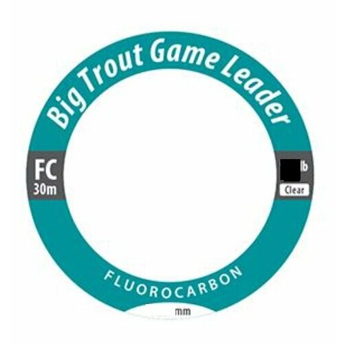 фото Trout fan, шок-лидер big trout game premium leader fc, 30м, 10lb