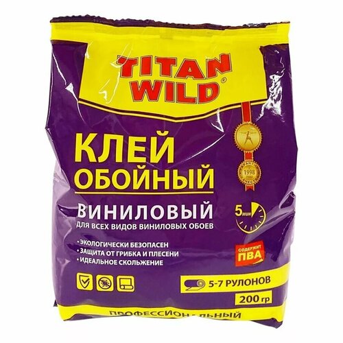 Клей для виниловых обоев Titan Wild 200 гр