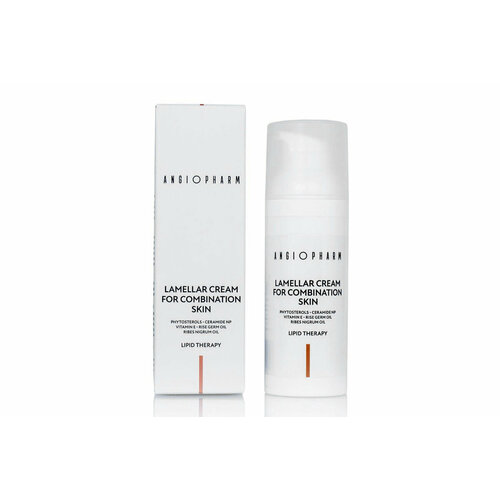 Ламеллярный крем для комбинированной кожи Ангиофарм Angiopharm 50 мл 3490₽