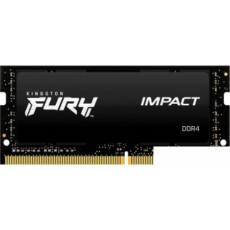 Оперативная память Kingston FURY Impact 32GB DDR4 SODIMM PC4-25600 KF432S20IB/32
