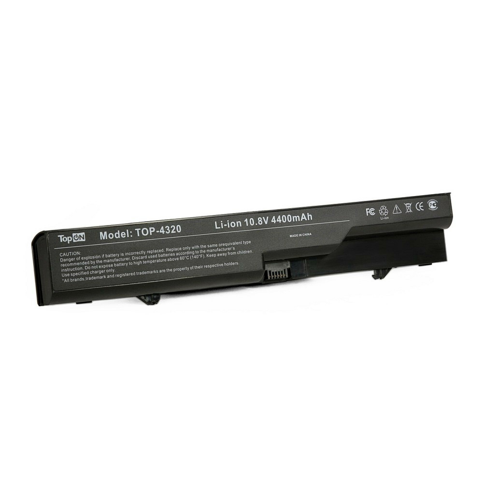 Аккумуляторная батарея TopON TOP-4320 4800мАч для ноутбуков HP 425 4320t 625 ProBook 4320s 4321s 4325s 4326s 4420s 4421s 4425s 4520s 4525s Compaq 320 321 325 326 420 421 620 621 - фото №5