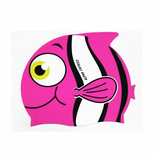 фото Шапочка для плавания alpha caprice fish cap (pink)