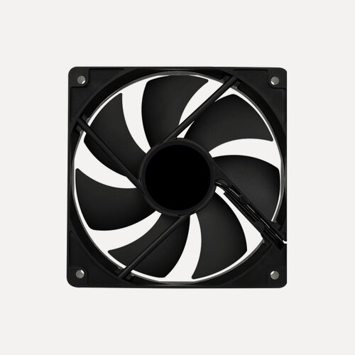 Изображение товара Вентилятор AeroCool, Force 12, чёрный, для корпуса, подшипник скольжения, 12 см
