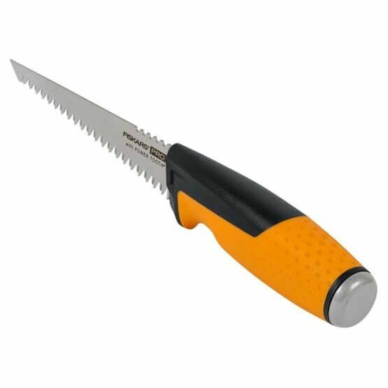 Пила зубчатая "Fiskars" с ножнами PowerTooth 8 зубьев на дюйм 1062935 - фотография № 4