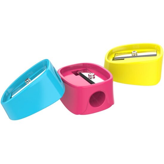 Точилка для карандашей Deli ручная ER00803 U-touch 1 отверстие пластик ассорти туба