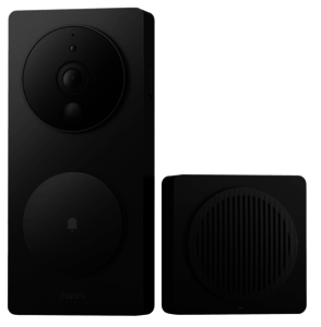 фото Aqara Видеодомофон Smart Video Doorbell G4, в составе комплекта модели Svd-Kit1 с повторителем Chime Repeater модели SVD-C04