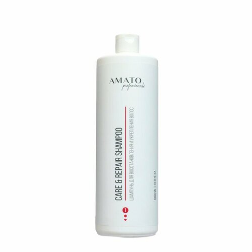 Купить Шампунь Care&Repair для восстановления и укрепления волос 1000 мл 9895560, AMATO Professionale