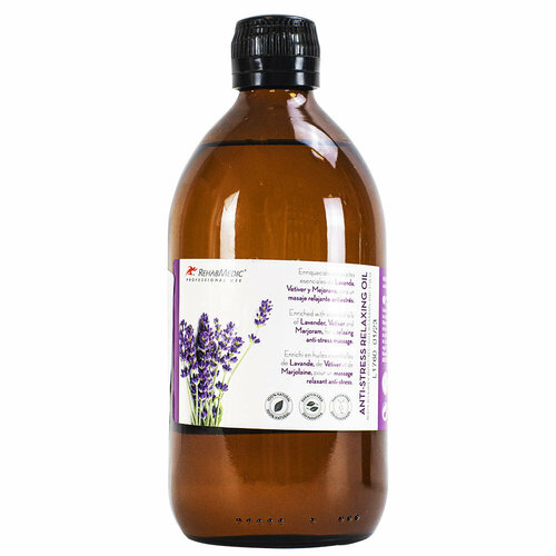 Расслабляющее антистрессовое массажное масло Rehab ANTI-STRESS RELAXING Oil, RMG0901500, 500 мл