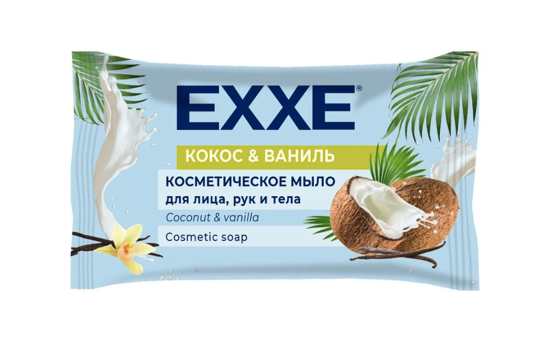 фото EXXE Косметическое мыло "Манго и орхидея", 75г (флоу-пак)